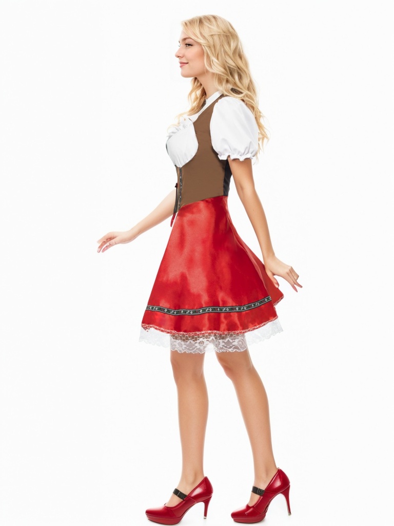 Germany Oktoberfest Beer Womens Bavarian Wench Costume